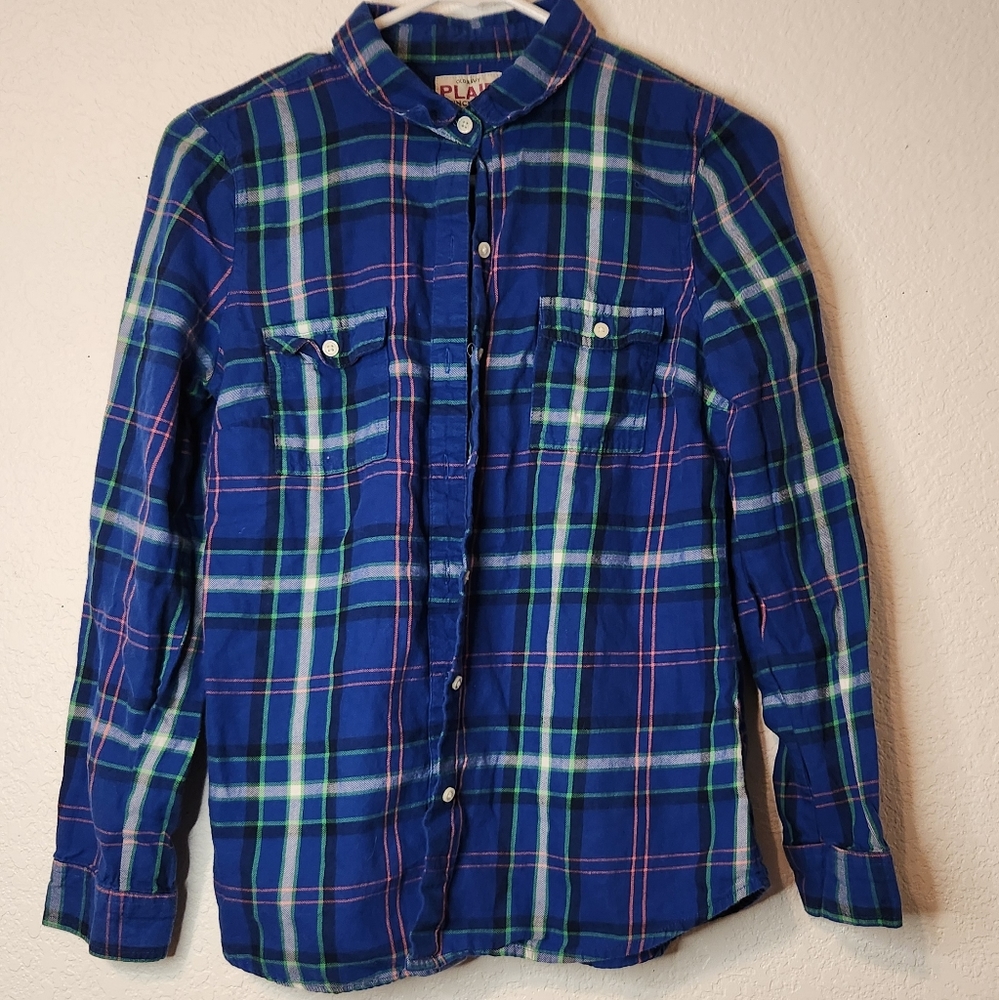 Old Navy Plaid‎ Flannel Shirt, Size S